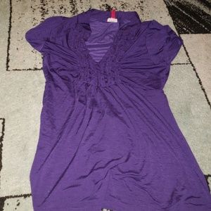 Purple blouse